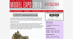 Desktop Screenshot of modelexpo.com.au